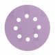 Диск шлифовальный КМ Purple d125 мм P320 на липучку бумажная основа (5 шт.)