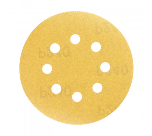 Диск шлифовальный КМ Gold d125 мм P240 на липучку бумажная основа (5 шт.)