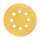 Диск шлифовальный КМ Gold d125 мм P240 на липучку бумажная основа (5 шт.)