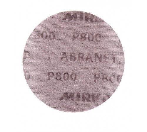 Диск шлифовальный Mirka Abranet d150 мм P800 на липучку сетчатая основа (5 шт.) Диск шлифовальный Mirka Abranet d150 мм P800 на липучку сетчатая основа (5 шт.)