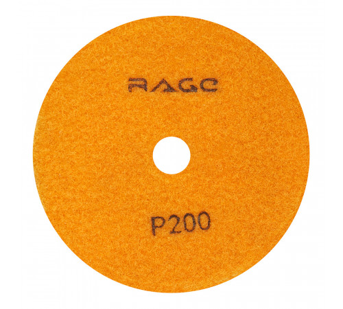 Круг алмазный шлифовальный по камню Rage by Vira гибкий d100 мм P200 для сухого шлифования Круг алмазный шлифовальный по камню Rage by Vira гибкий d100 мм P200 для сухого шлифования