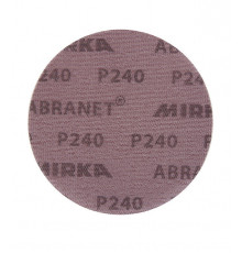 Диск шлифовальный Mirka Abranet d125 мм P240 на липучку сетчатая основа (5 шт.)
