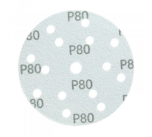 Диск шлифовальный КМ Green Film d150 мм P80 на липучку пленочная основа (5 шт.) Диск шлифовальный КМ Green Film d150 мм P80 на липучку пленочная основа (5 шт.)