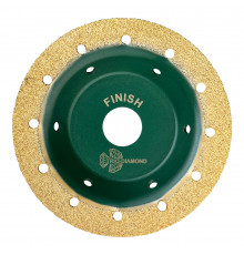 Диск шлифовальный Trio-Diamond Grand Finish d125 мм P60-80 на винтовом креплении плоский