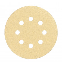 Диск шлифовальный КМ Gold d125 мм P60 на липучку бумажная основа (5 шт.)