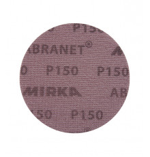 Диск шлифовальный Mirka Abranet d150 мм P150 на липучку сетчатая основа (5 шт.)