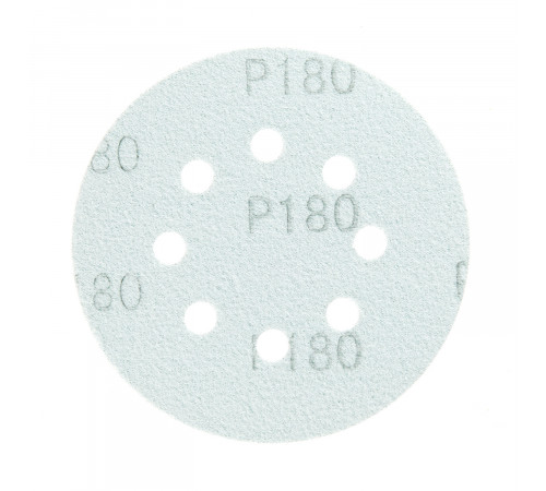Диск шлифовальный КМ Green Film d125 мм P180 на липучку пленочная основа (5 шт.)