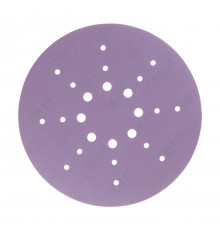 Диск шлифовальный КМ Purple d225 мм Р180 на липучку бумажная основа (5 шт.)