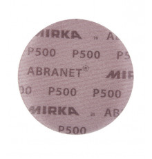 Диск шлифовальный Mirka Abranet d125 мм P500 на липучку сетчатая основа (5 шт.)