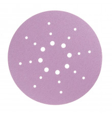 Диск шлифовальный КМ Purple d225 мм Р80 на липучку бумажная основа (5 шт.)