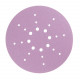 Диск шлифовальный КМ Purple d225 мм Р80 на липучку бумажная основа (5 шт.)