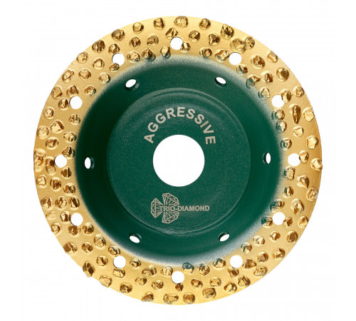 Диск шлифовальный Trio-Diamond Grand Regular d125 мм P25-30 на винтовом креплении плоский