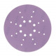 Диск шлифовальный КМ Purple d225 мм Р240 на липучку бумажная основа (5 шт.)