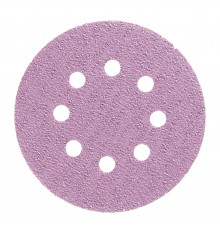 Диск шлифовальный КМ Purple d125 мм P40 на липучку бумажная основа (5 шт.)