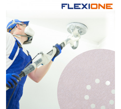 Диск шлифовальный Flexione Velcro d225 мм P180 на липучку тканевая основа (5 шт.) (50001955) Диск шлифовальный Flexione Velcro d225 мм P180 на липучку тканевая основа (5 шт.) (50001955)