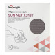 Диск шлифовальный Sunmight Sun Net d125 мм P320 на липучку сетчатая основа (5 шт.)