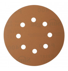 Диск шлифовальный Sunmight Gold d125 мм P400 на липучку бумажная основа (5 шт.)