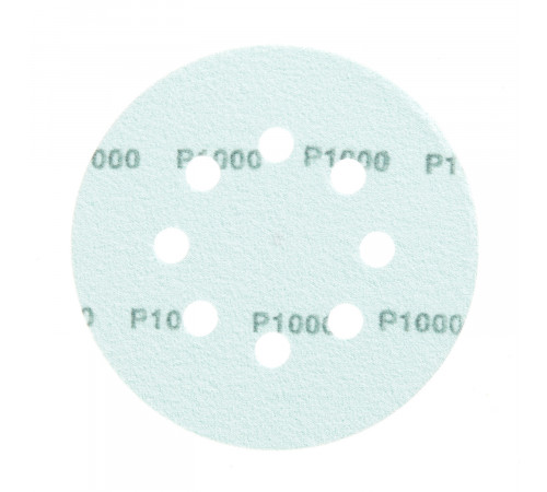 Диск шлифовальный КМ Green Film d125 мм P1000 на липучку пленочная основа (5 шт.)