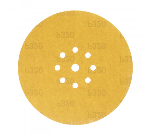 Диск шлифовальный КМ Gold d225 мм Р320 на липучку бумажная основа (5 шт.) Диск шлифовальный КМ Gold d225 мм Р320 на липучку бумажная основа (5 шт.)