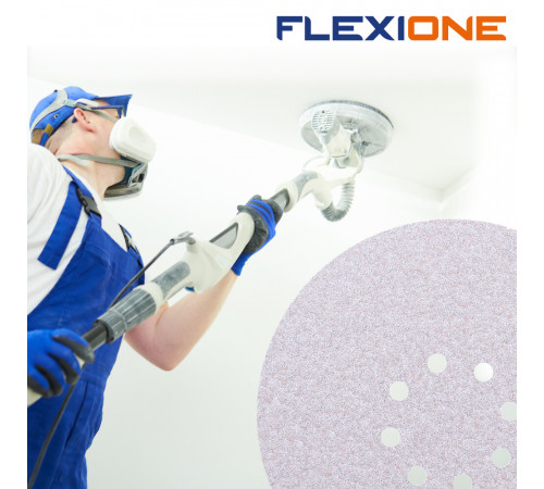 Диск шлифовальный Flexione Velcro d225 мм P120 на липучку тканевая основа (5 шт.) (50001735) Диск шлифовальный Flexione Velcro d225 мм P120 на липучку тканевая основа (5 шт.) (50001735)