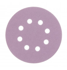 Диск шлифовальный КМ Purple d125 мм P120 на липучку бумажная основа (5 шт.)