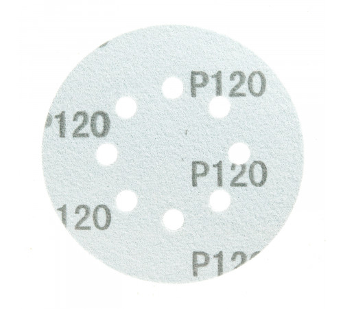Диск шлифовальный КМ Green Film d125 мм P120 на липучку пленочная основа (5 шт.)