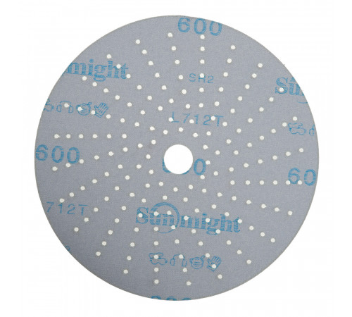 Диск шлифовальный Sunmight Ceramic d150 мм P600 на липучку пленочная основа (5 шт.) Диск шлифовальный Sunmight Ceramic d150 мм P600 на липучку пленочная основа (5 шт.)
