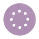 Диск шлифовальный КМ Purple d125 мм P240 на липучку бумажная основа (5 шт.)