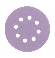 Диск шлифовальный КМ Purple d125 мм P150 на липучку бумажная основа (5 шт.)