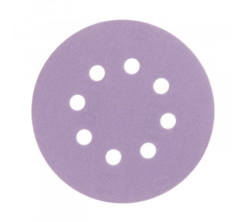 Диск шлифовальный КМ Purple d125 мм P150 на липучку бумажная основа (5 шт.)