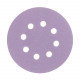 Диск шлифовальный КМ Purple d125 мм P150 на липучку бумажная основа (5 шт.)