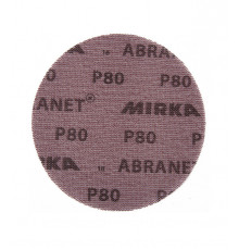 Диск шлифовальный Mirka Abranet d125 мм P80 на липучку сетчатая основа (5 шт.)