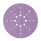 Диск шлифовальный КМ Purple d225 мм Р320 на липучку бумажная основа (5 шт.)