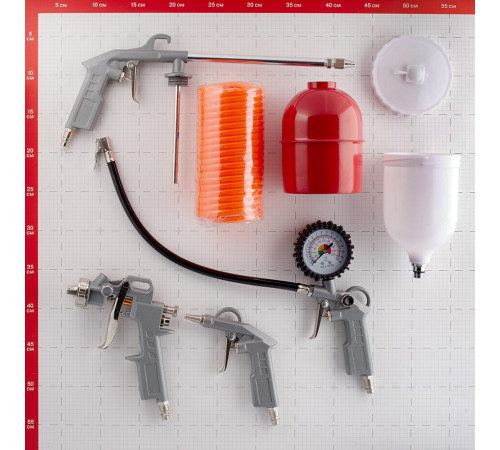 Набор пневмоинструмента Pegas Pneumatic 1/4 5 предметов (2801) Набор пневмоинструмента Pegas Pneumatic 1/4 5 предметов (2801)