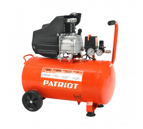 Компрессор масляный Patriot (525306367) EURO 50-260 50 л 1,8 кВт