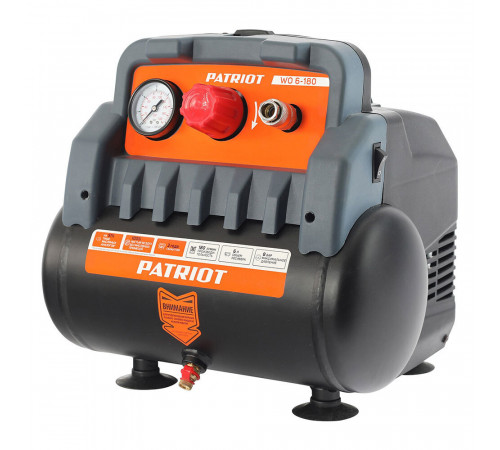 Компрессор безмасляный Patriot WO 6-180 6 л 1,1 кВт (525301910) Компрессор безмасляный Patriot WO 6-180 6 л 1,1 кВт (525301910)
