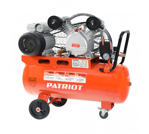 Компрессор масляный Patriot (525306325) PTR 50-450 A 50 л 2,2 кВт Компрессор масляный Patriot (525306325) PTR 50-450 A 50 л 2,2 кВт