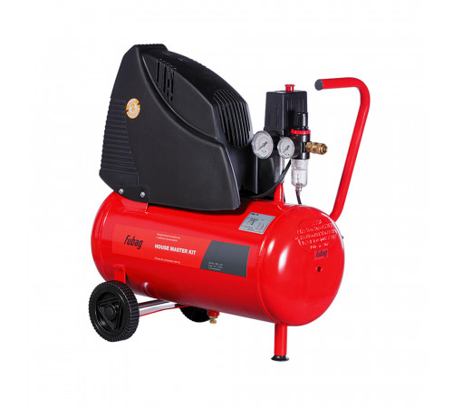 Компрессор безмасляный Fubag House Master Kit 24 л 1,1 кВт (646029) Компрессор безмасляный Fubag House Master Kit 24 л 1,1 кВт (646029)