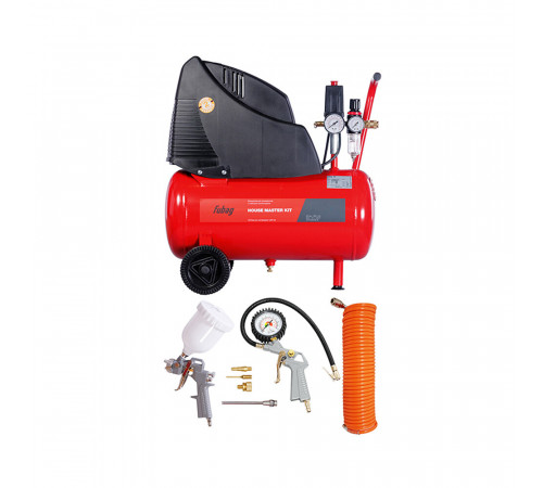 Компрессор безмасляный Fubag House Master Kit 24 л 1,1 кВт (646029) Компрессор безмасляный Fubag House Master Kit 24 л 1,1 кВт (646029)
