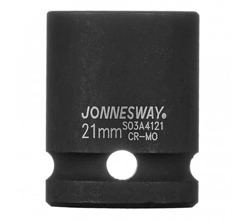 Головка торцевая ударная Jonnesway 1/2 для пневмоинструмента 21 мм (S03A4121) Головка торцевая ударная Jonnesway 1/2 для пневмоинструмента 21 мм (S03A4121)