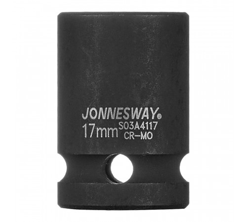 Головка торцевая ударная Jonnesway 1/2 для пневмоинструмента 17 мм (S03A4117) Головка торцевая ударная Jonnesway 1/2 для пневмоинструмента 17 мм (S03A4117)