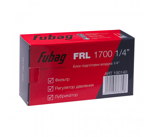 Блок Fubag 1/4 для подготовки воздуха (190140) Блок Fubag 1/4 для подготовки воздуха (190140)