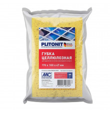 Губка для удаления эпоксидной затирки Plitonit 170х100х47 мм целлюлоза