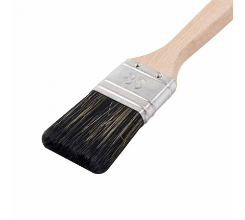 Кисть плоская смешанная щетина деревянная ручка Wenzo Wood 35х12 мм для антисептиков