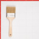 Кисть плоская натуральная щетина деревянная ручка Wenzo Wood 70х14 мм для эмалей и лаков на алкидной основе