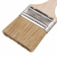 Кисть плоская натуральная щетина деревянная ручка Wenzo Wood 70х14 мм для эмалей и лаков на алкидной основе