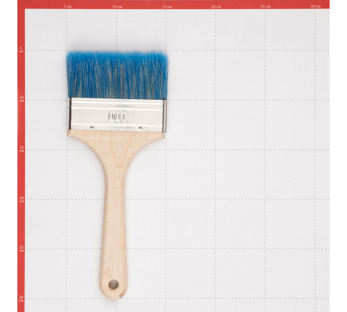 Кисть плоская смешанная щетина деревянная ручка Wenzo Wood 100х14 мм для красок на водной основе Кисть плоская смешанная щетина деревянная ручка Wenzo Wood 100х14 мм для красок на водной основе