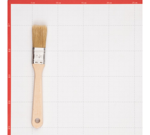 Кисть плоская натуральная щетина деревянная ручка Wenzo Wood 25х12 мм для эмалей и лаков на алкидной основе Кисть плоская натуральная щетина деревянная ручка Wenzo Wood 25х12 мм для эмалей и лаков на алкидной основе