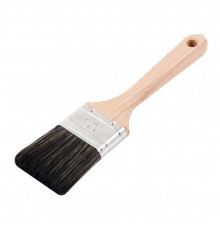 Кисть плоская смешанная щетина деревянная ручка Wenzo Wood 50х14 мм для антисептиков