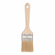 Кисть плоская натуральная щетина деревянная ручка Wenzo Wood 50х14 мм для эмалей и лаков на алкидной основе